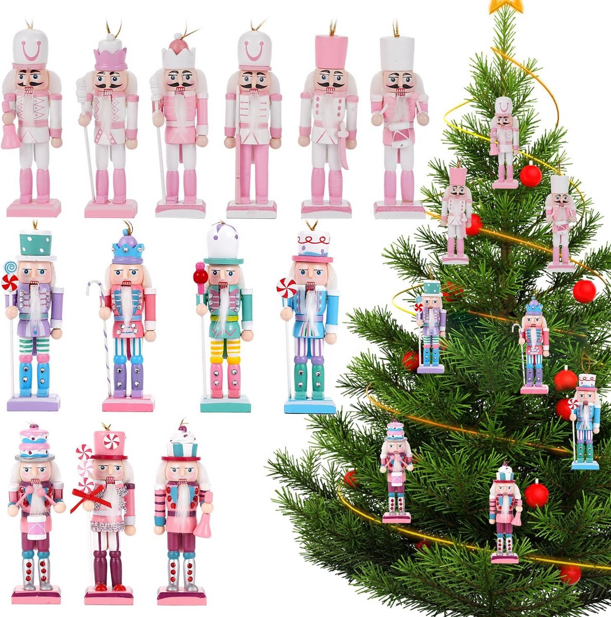 Notenkraker Kerstdecoratie - Beeld Voor Binnen - Pop Woonkamer - Hout - Interieur