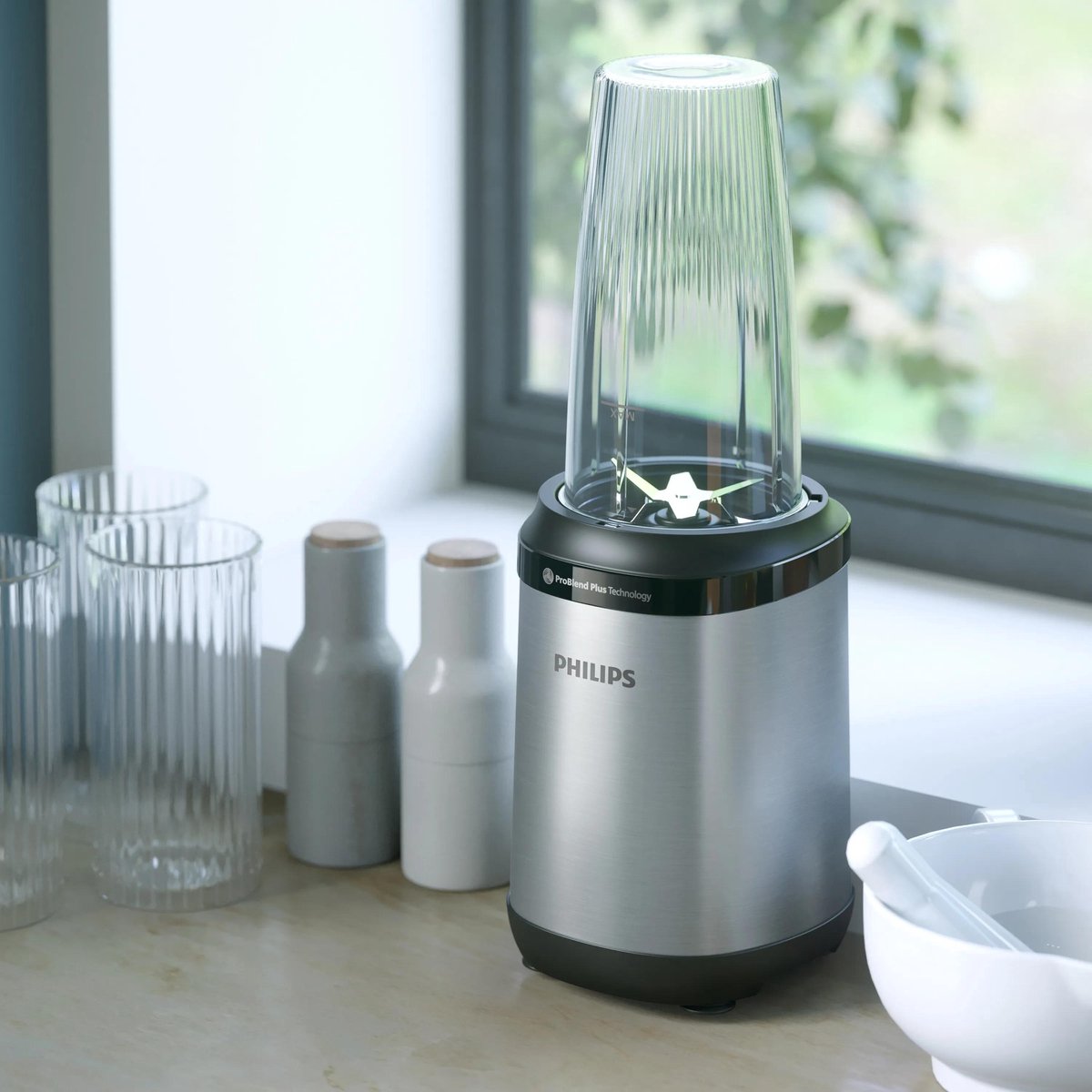 Philips Blender HR2764/00 - Beker met Drinkdeksel 700ml - 800 Watt - Smoothie Maker - RVS Tritan - Zilver – foto 7
