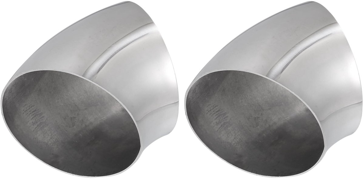 Dailygoods - Set van 2 45 Graden Uitlaatpijp met 108 mm Diameter
