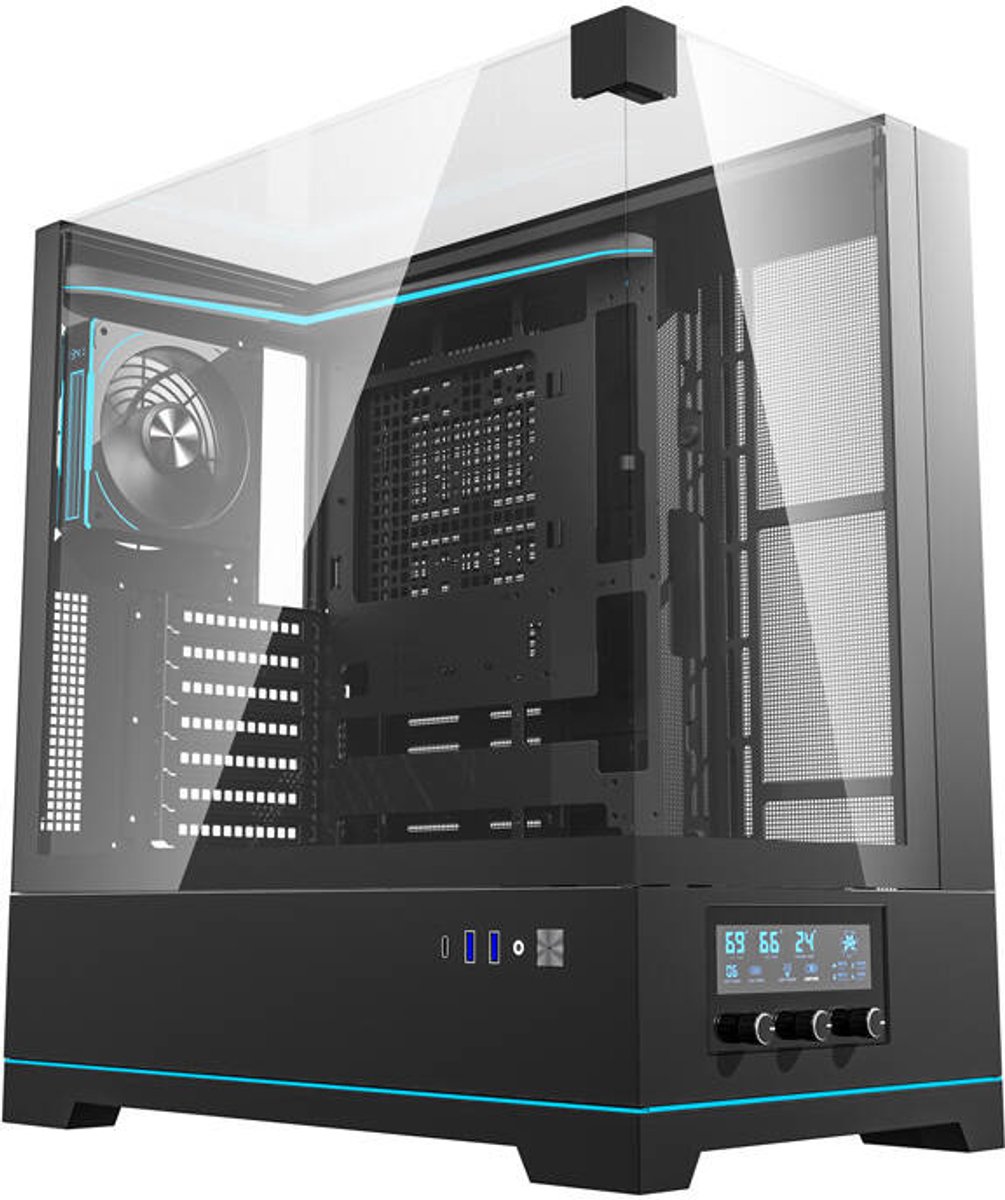 Darkflash - DY450 PRO Black - Computerkast