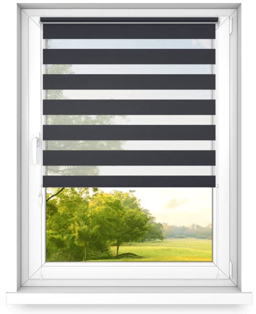 time4blinds dag en nacht dubbel rolgordijn mini - raamrolgordijn dag en nacht - rolgordijn