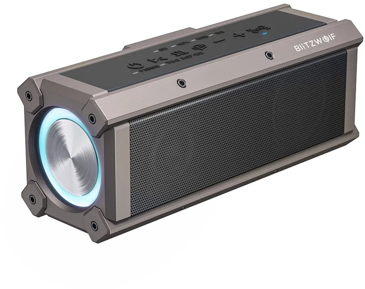 DIMICO - Bluetooth Speaker Draadloos - Speakers - Luidspreker - 100W - Deep Bass - RGB-verlichting -Waterproof IPX5 - Zwart