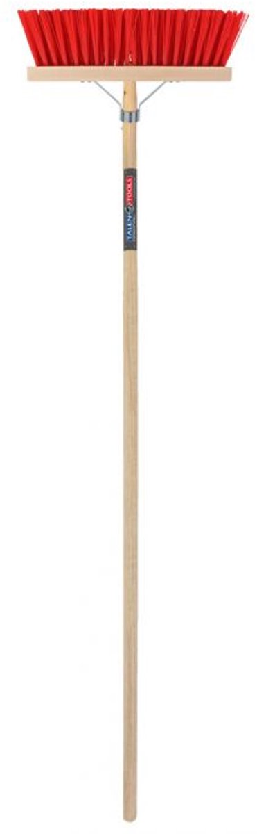 Talen Tools - Bezem - Kunststof - Rood - 35 cm - Zonder steel van Talen Tools — afbeelding 5