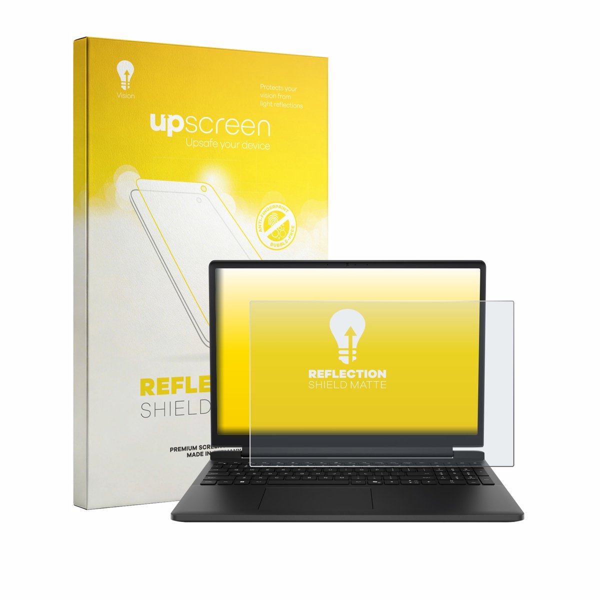 upscreen - Screenprotector voor Dell 15 DA15265 - Folie Beschermfolie anti glare matte