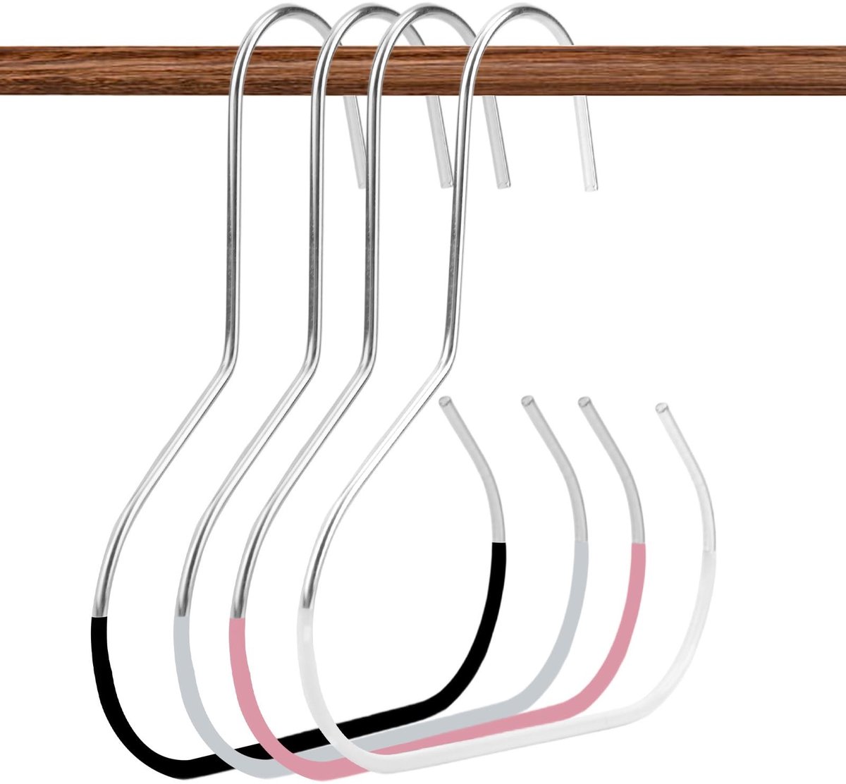 Dailygoods - Set van 4 Hoeden Hangers voor Kledingkast