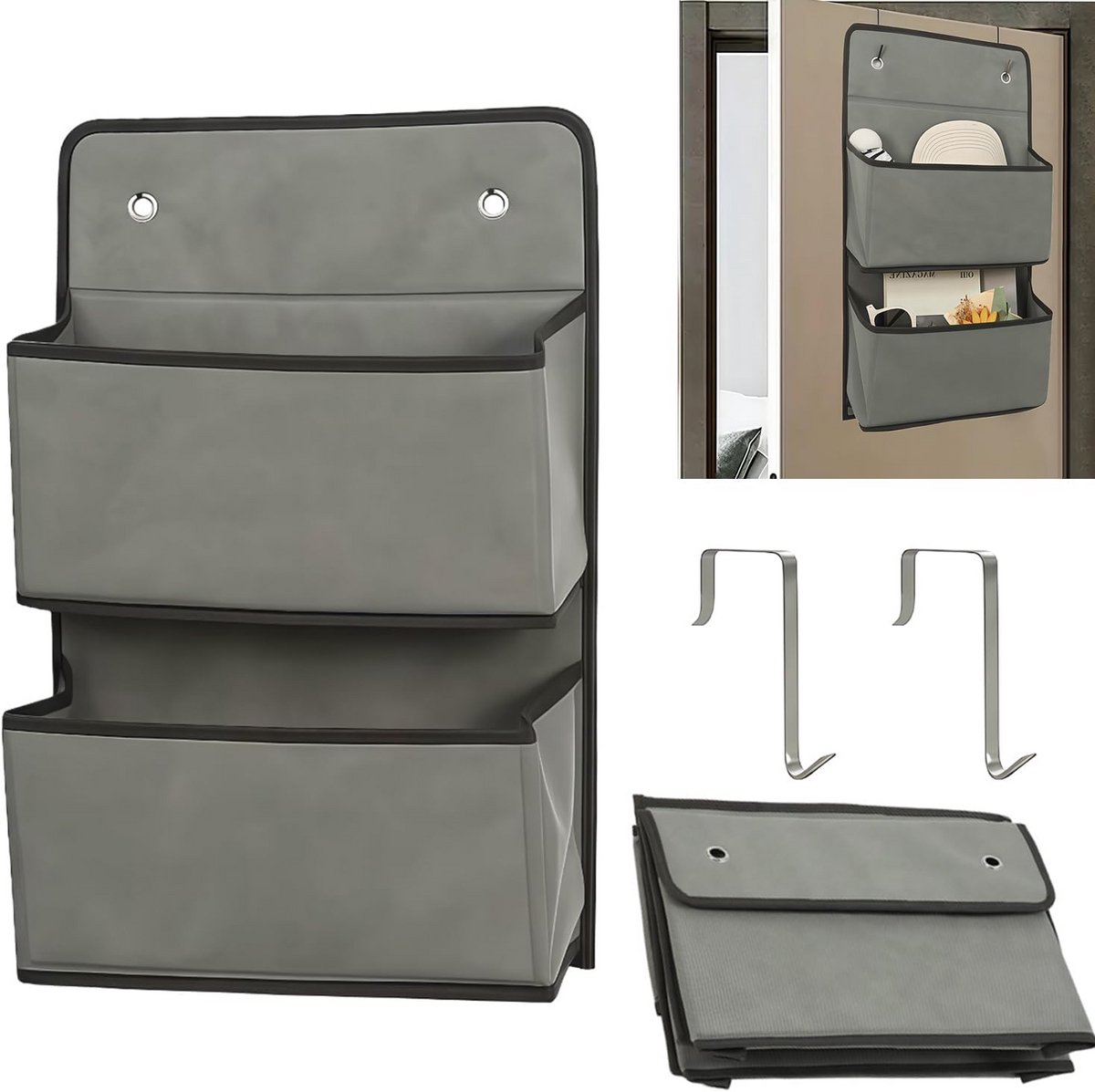 Opbergrek - Hangende Opberger - Hangorganizer - Organizer Wand en Deur - Opbergsysteem
