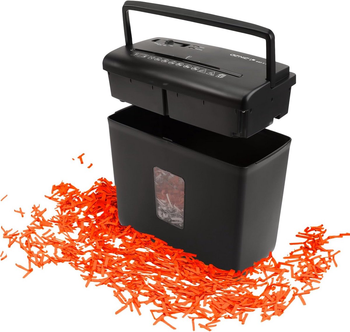 Versnipperaar voor papier - Shredder documenten - Zwart - Thuisgebruik