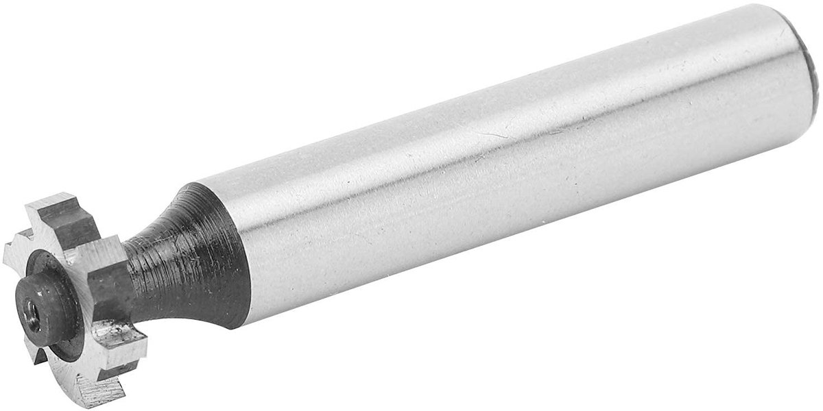 Dailygoods - Dailygoody - T-sleuffrees - High-Speed Steel - Halfronde Spiebaanfrees - 3 X 13 X 10 Mm - Ideaal voor precisiewerk - Geschikt voor houtbewerking