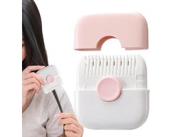 Trimmer voor gespleten haarpunten - Verwijderaar van gespleten haarpunten - 2-In-1 Tondeuse - Tondeuse - Haarknipper - Haartrimmer - Haarverwijderaar - Haarstyling-Apparaten - Voor Hoofdhaar - Voor Mannen En Vrouwen - Mini - Draagbaar - Roze