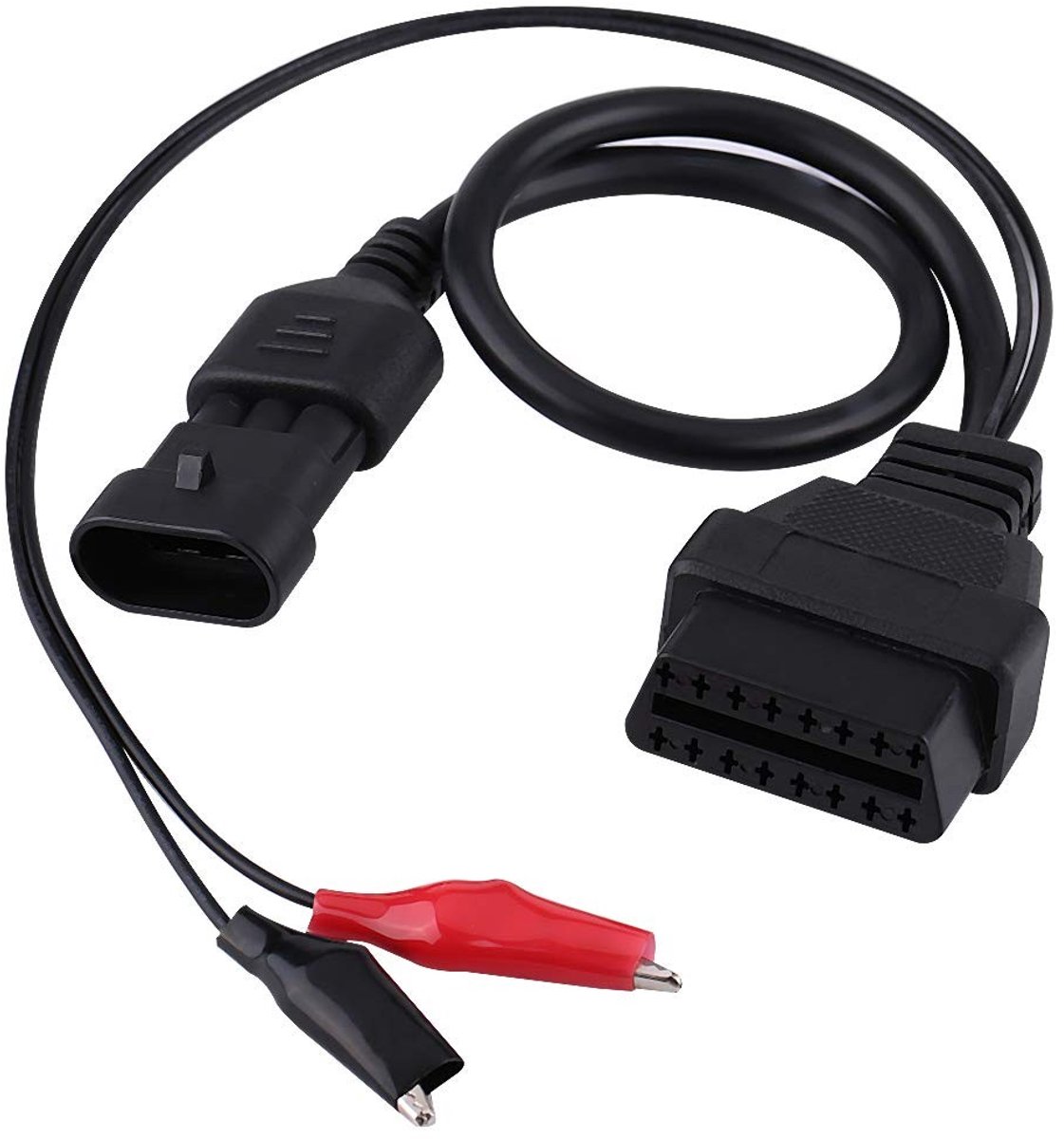 Dailygoody - OBD2 Adapterkabel - 3-pins naar 16-pins - Geschikt voor diagnose - Compact en lichtgewicht - Voor Alfa voertuigen - Eenvoudige aansluit