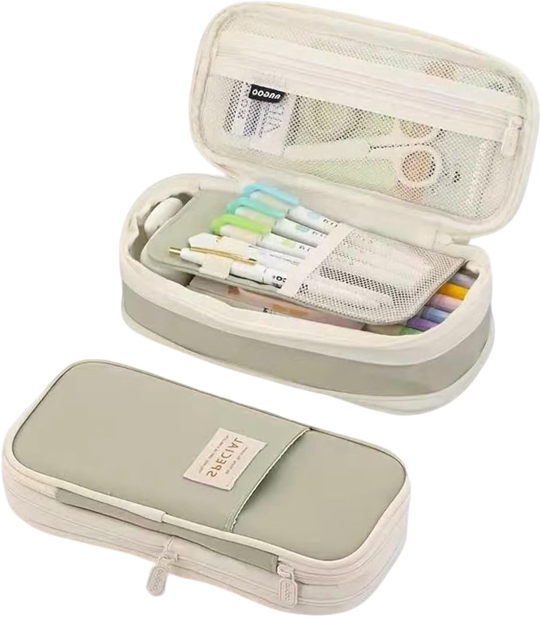 Ruimtebesparende Pennenhouder van Oxford Stof voor School en Kantoor, Organizer voor Schrijfgerei en Accessoires voor Vrouwen en Meisjes