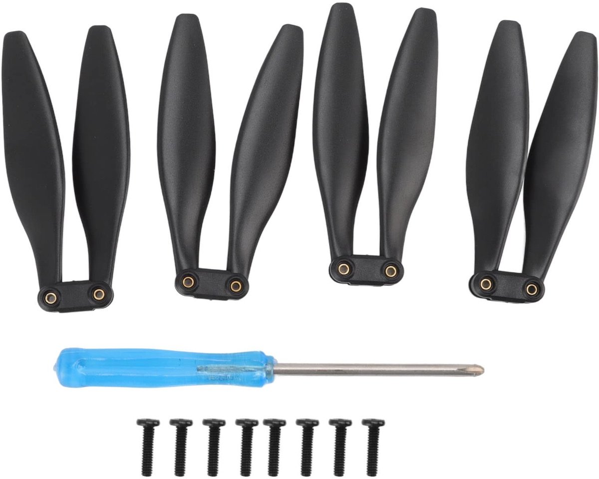 Dailygoods - Dailygoody - Drone Propeller - 2 Paar Propellers - Hoogwaardige Kwaliteit - Zwart - Ideaal voor Quadcopter - Geschikt voor Holy Stone HS720 en HS720E