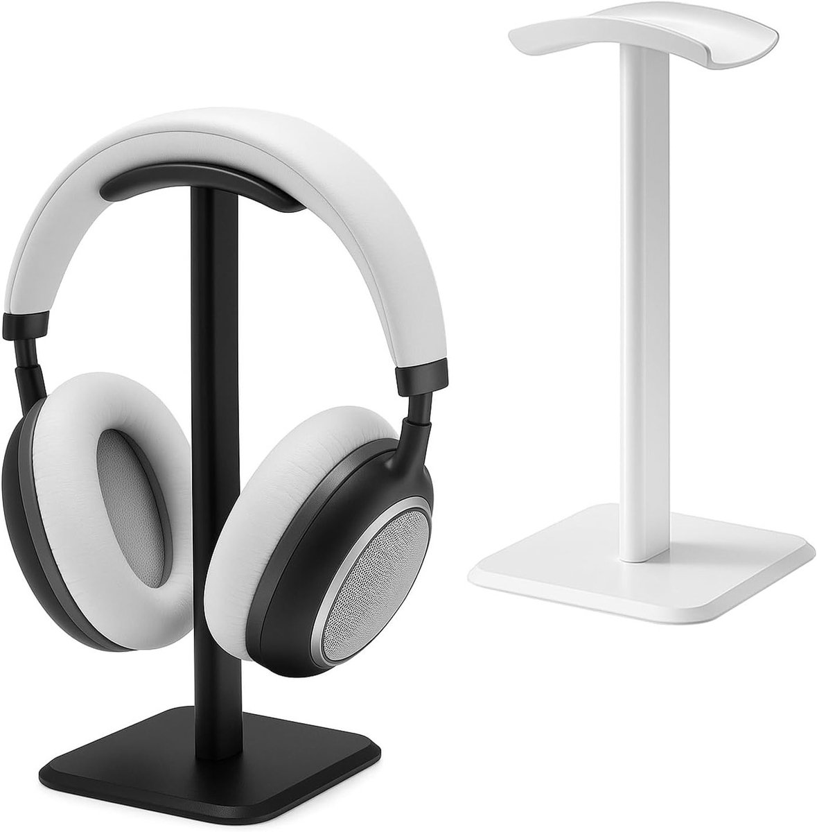 Hoofdtelefoonhouder voor Over-Ear Bluetooth Hoofdtelefoons, Universele Gaming Stand met Verzwaarde Basis en Aluminium Tube, Ideaal voor Organisatie en Bescherming