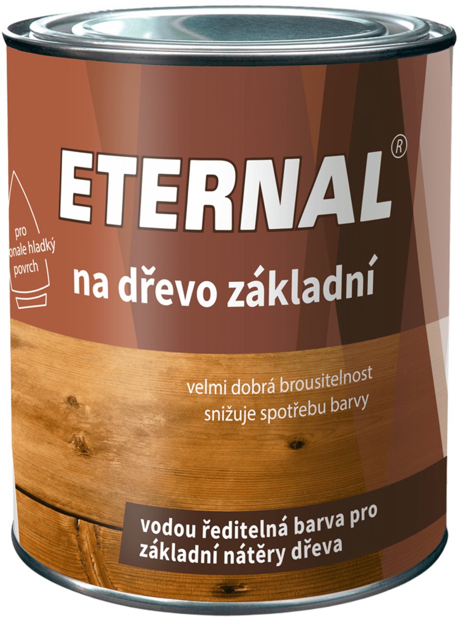 Eternal op hout Primer 0,7 kg, Wit