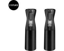 Purepeak Waterspuit Haar Set 2 Stuks - Haarspuit - 200ml - Kappersspuit - Knijpfles - Sprayfles - Waterverstuiver krullen - Plantenspuit Klein - Mist…