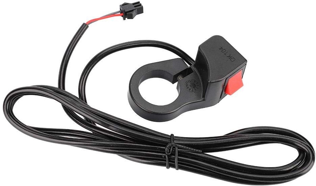 Dailygoody - Scooter Handlebar Switch - On/Off Schakelaar - 22.5mm - Geschikt voor Elektrische Fietsen - Betrouwbare Schakelaar - Eenvoudige Installat