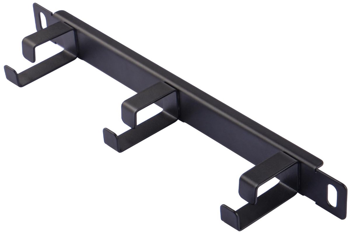 Dailygoods - Dailygoody - 10 inch serverrack - Kabelbeheerpaneel - Professionele organisatie - 0,5U formaat - D-ringen - Geschikt voor DeskPi RackMate T1 -...