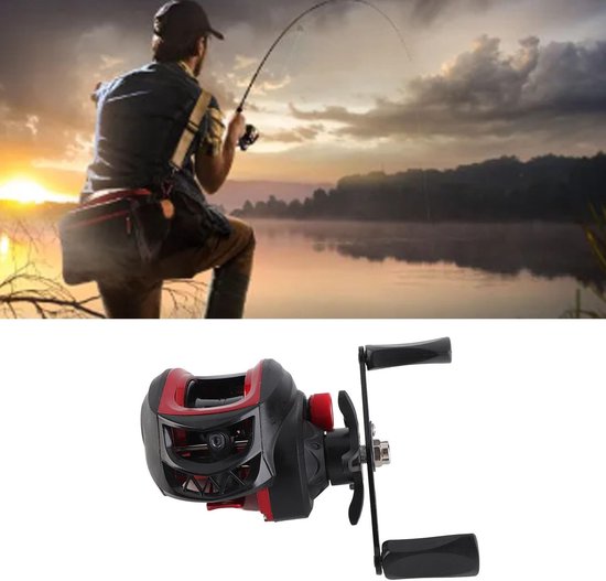 Dailygoods - Dailygoody - Baitcasting-molen - Ultralicht - 7,2:1 Overbrengingsverhouding - Linkerhand - Krachtige Baitcaster-vismolen - Geschikt voor Zoutwater en ... — afbeelding 5