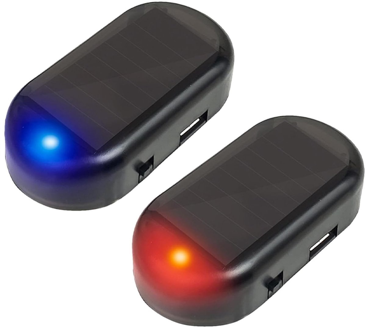 Dailygoods - Zonne-energie Auto-alarmsysteem met Knipperlamp 2 Stuks