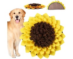 Zonnebloem Snuffelmat voor Honden - Snuffelmat Hond - Snuffelmat Honden - Puzzle Hond - 38X38