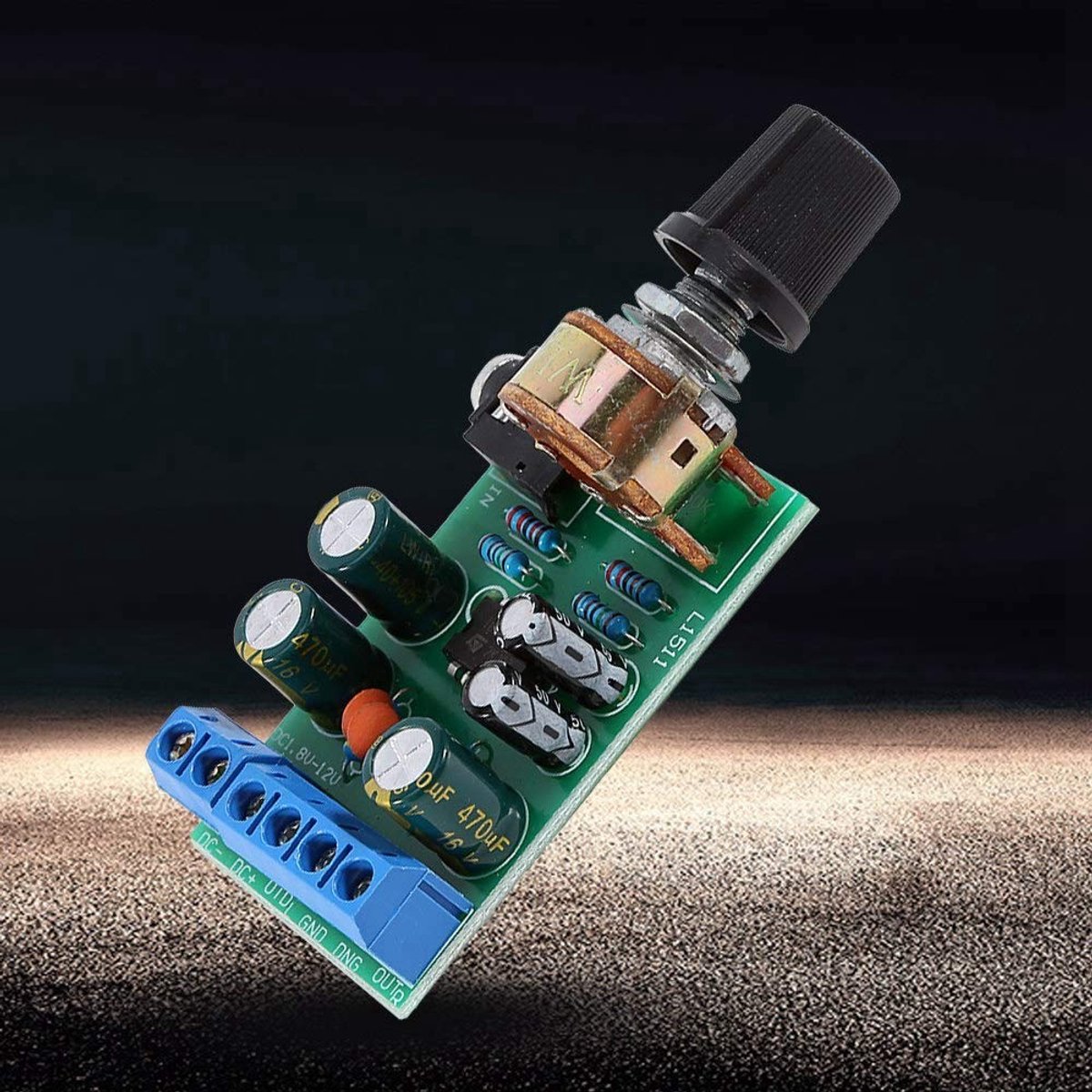 Dailygoods - Dailygoody - TDA2822M Amplifier PCB - 2 Kanalen Stereo - Hoogwaardige Geluidskwaliteit - Met 3.5mm AUX - Ideaal voor Audiofans
