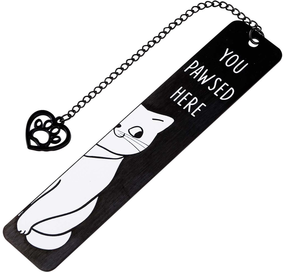 Dailygoods - Dailygoody - Kattenbladwijzer - Schattig cadeau - Zilver - Grappige bladwijzers - Leesaccessoires voor boekenliefhebbers - Geschikt voor kattenliefheb..