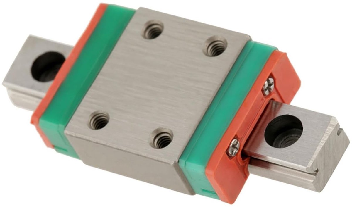Micro-lineaire geleider 7 mm breed met glijblok voor precisiebeweging en soepel transport