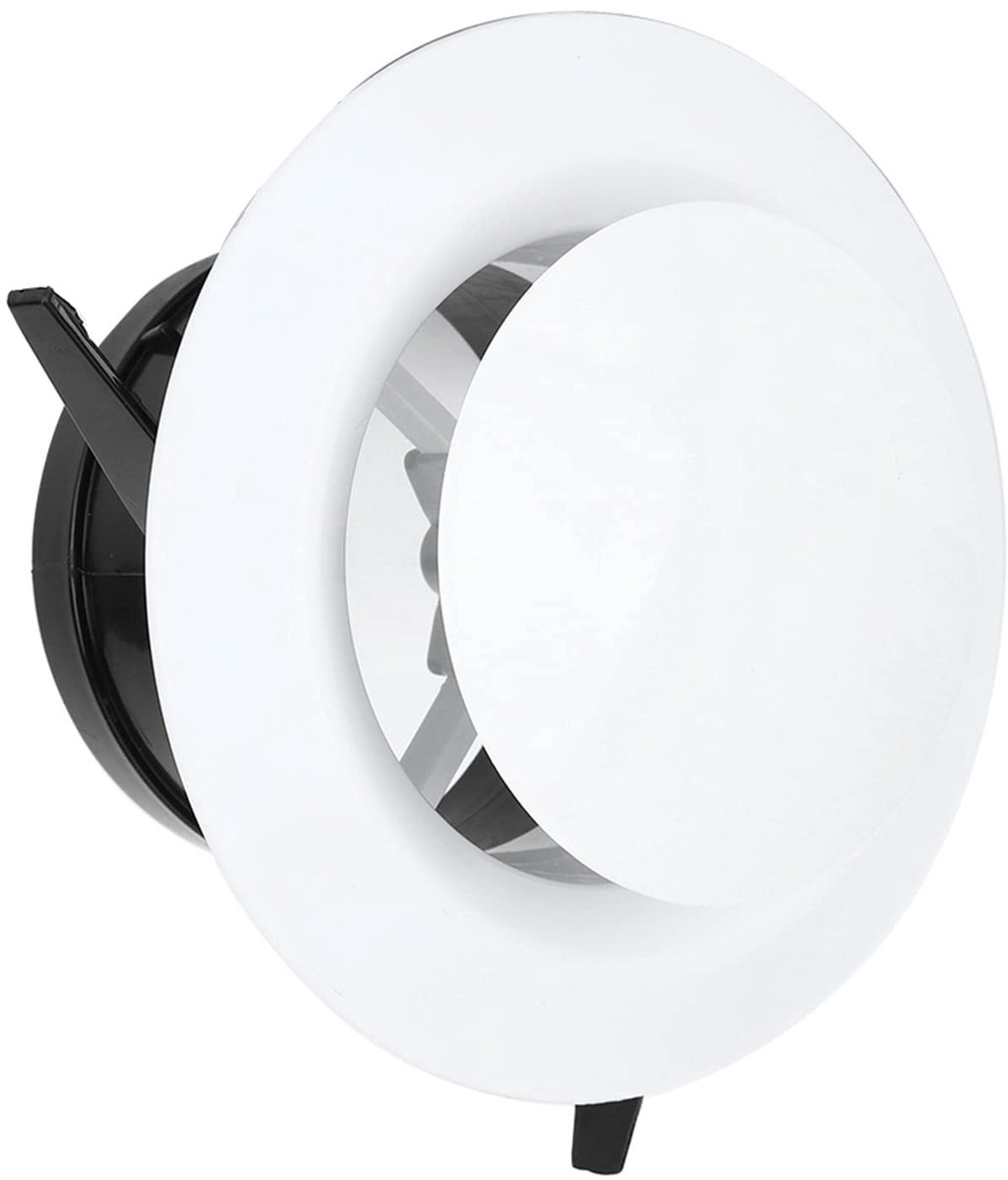 Dailygoody - Ventilatiekanaalafdekking - Ventilatierooster - Eenvoudige installatie - Wit - Luchtuitlaat - Duurzaam en stijlvol - Geschikt voor binnen
