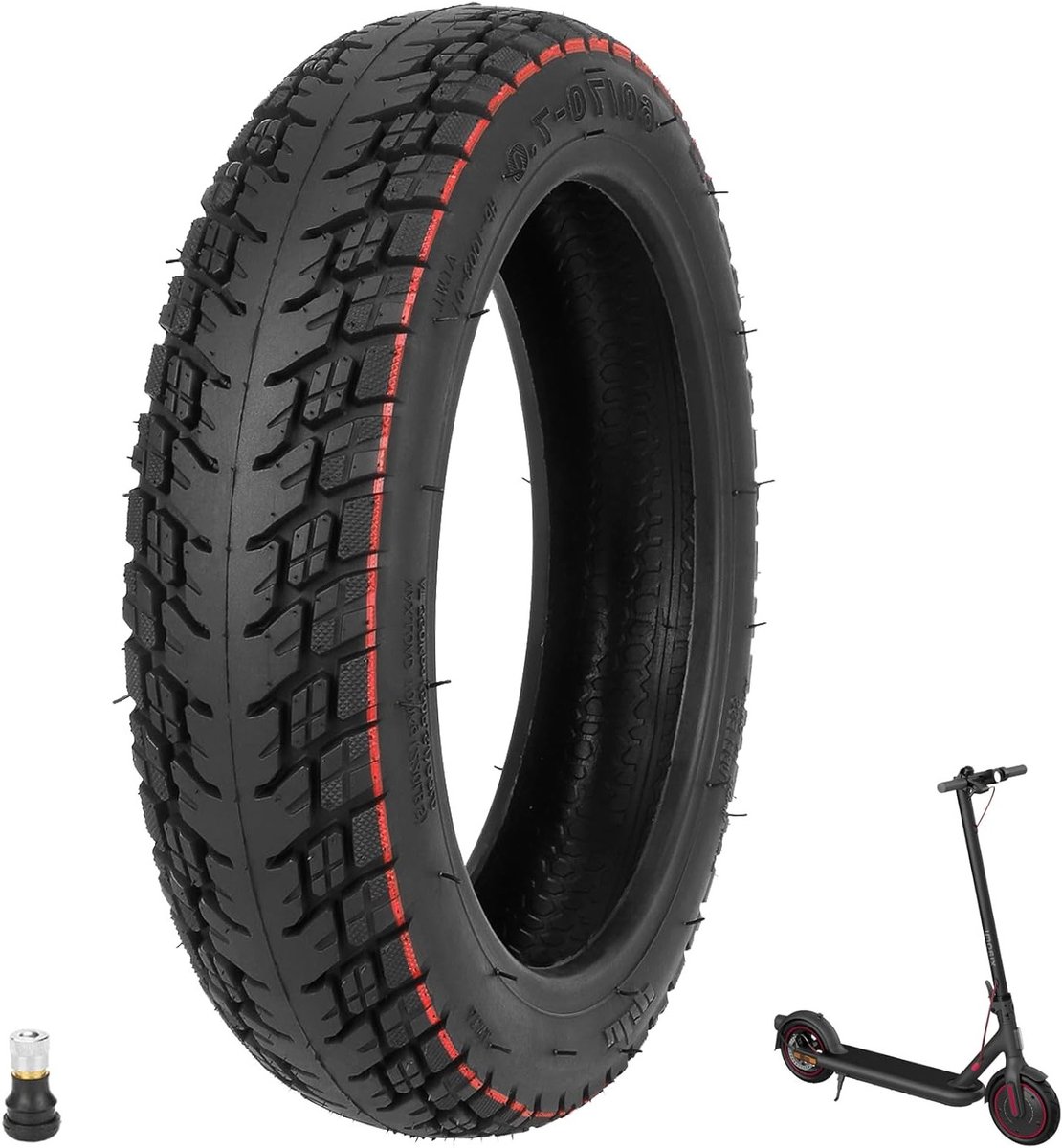 Offroad tubeless banden 60/70-7,0 voor 10 inch elektrische scooters, reservewielen voor optimale grip en duurzaamheid, 1 stuk
