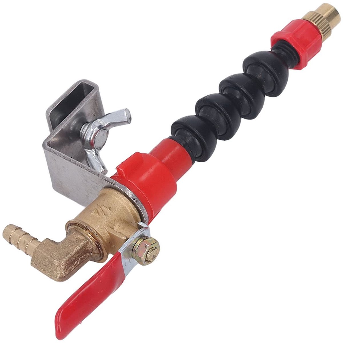 Dailygoods - Dailygoody - Water Spuitmond - Universele Water Nozzle - Voor effectieve stofverwijdering - Koper en RVS - Handig voor schoonmaken - Geschikt voor di
