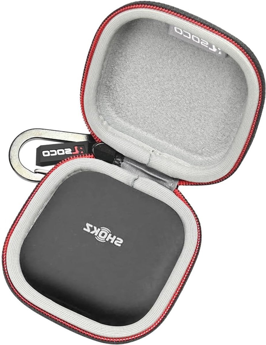 Beschermende Hoes voor Open-Ear Hoofdtelefoons - Waterdichte, Schokbestendige en Stofdichte Case met Carabiner voor OpenFit 2+/2/Air - Zwart