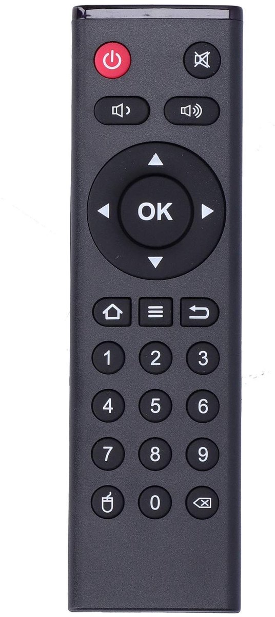 Dailygoody - Android Tv Box Afstandsbediening - Vervanging - Geschikt voor Tanix TX5 TX6 - 10 meter bereik - Slijtvast design - Ideaal voor Android ge...