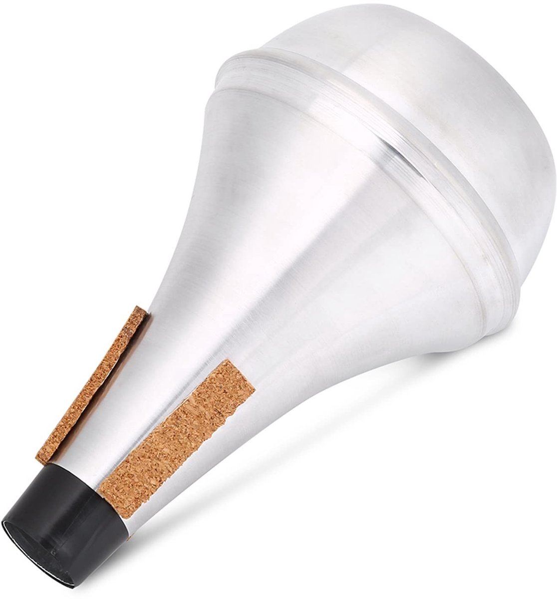 Dailygoody - Trompetdemper - Geluiddemper voor Trompet - Heldere klank - Zilver - Oefendemper - Perfect voor alle niveaus - Geschikt voor trompettiste...