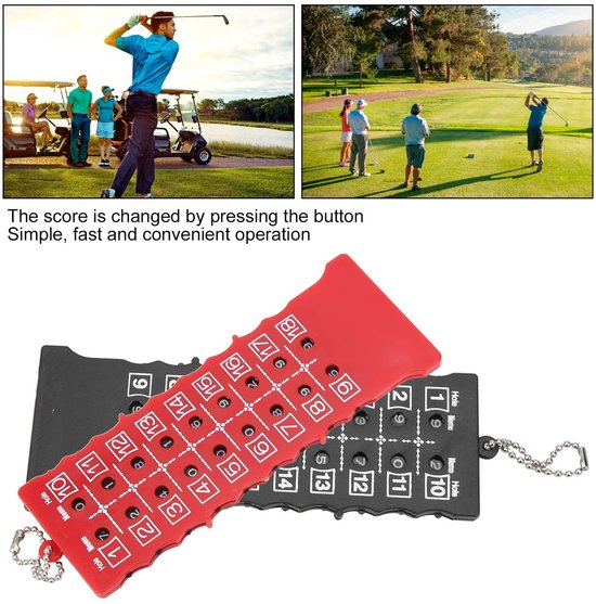 Dailygoods - Dailygoody - Golf Scorebord - 18 Holes Scorecounter - Compact voor Golfwedstrijden - Handig en Lichtgewicht - Ideaal voor Golfers - Eenvoudig te Gebru van Dailygoods — afbeelding 5