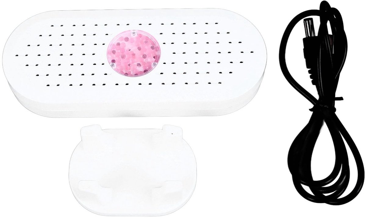 Dailygoods - Dailygoody - Mini-vochtvanger - Draagbare luchtontvochtiger - Snelle ontvochtiging - Roze - Verfrissend effect - Ideaal voor woning - 1 stuk