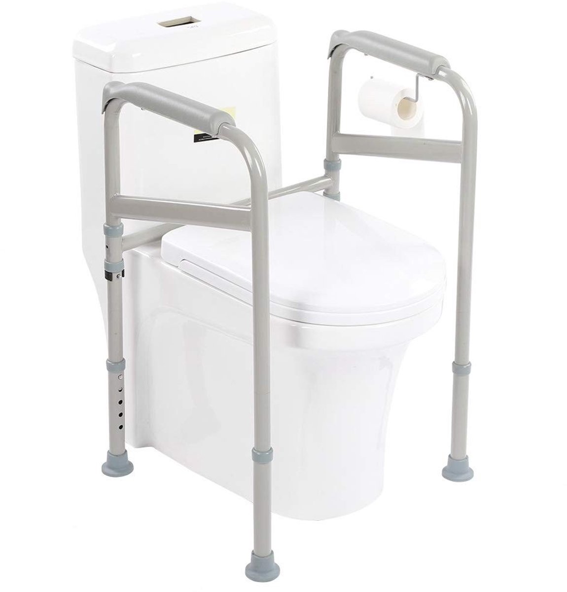 Dailygoods - Dailygoody - Toiletveiligheidsframe - Verstelbare toiletbeugel - Zwaar uitgevoerd - 60-70 cm - Veiligheid voor ouderen - Ondersteuning bij toiletbezoe