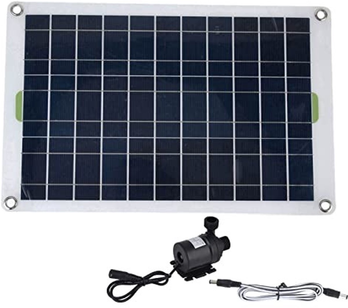 Dailygoods - Dailygoody - Waterpomp op zonne-energie - Tuinpomp - Geluidsarm - 50 W - Circulatiepomp - 800 l/u - Geschikt voor vijvers en aquaria