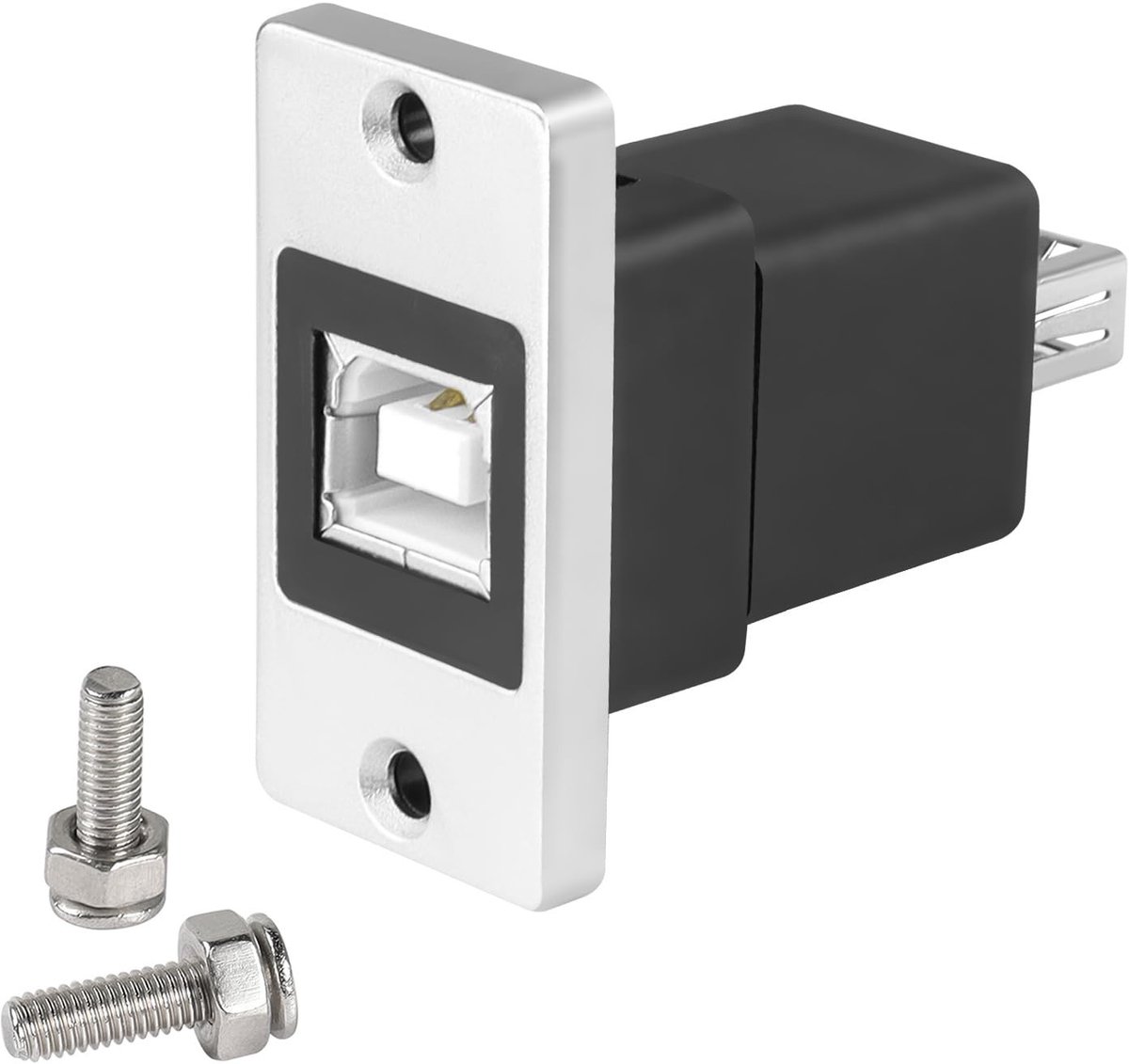 QIANRENON USB B naar USB 2.0 Paneel Adapter - Vrouwelijk - Voor Printer, Scanner en Fax