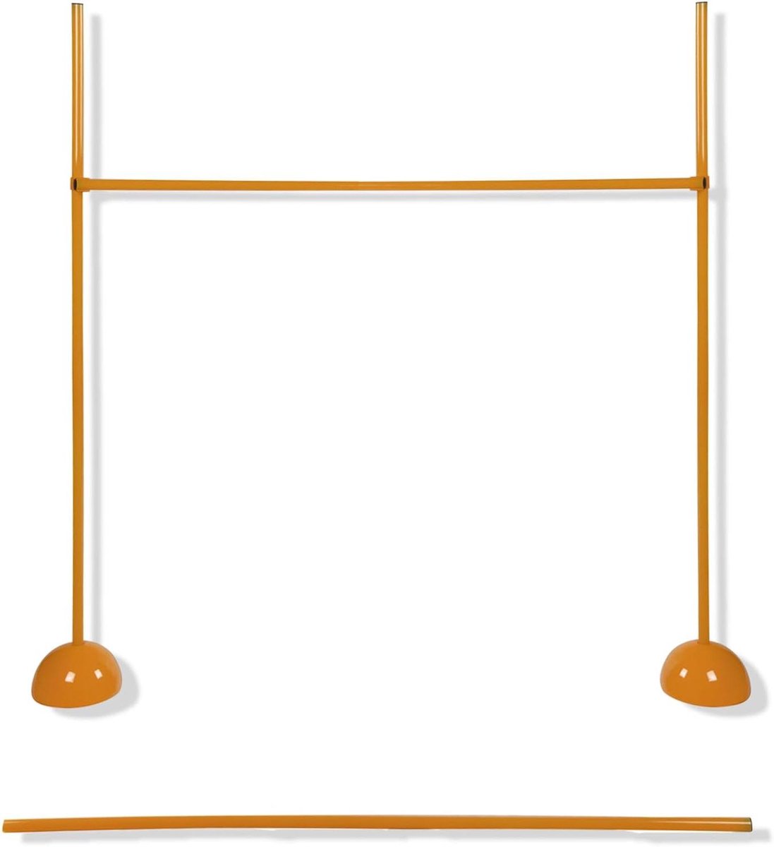 Voetbal Trainingshorden - Agility Hurdles Set - Snelheid Wendbaarheid Trainen - Verstelbare Dwarsbalk Hoogte - 4 Horden Set - Oranje