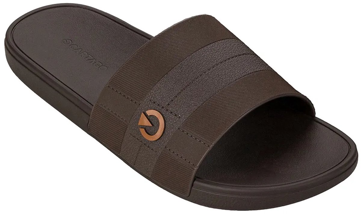 Cartago Atlanta Slippers - Heren synthetische slippers - Brown