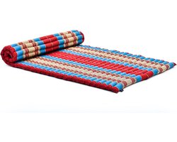 Opvouwbaar Matras - Japanse Futon Gastenmat - Ontspanning en Yoga - Gevuld met Natuurlijke Kapok - 190 x 100 cm
