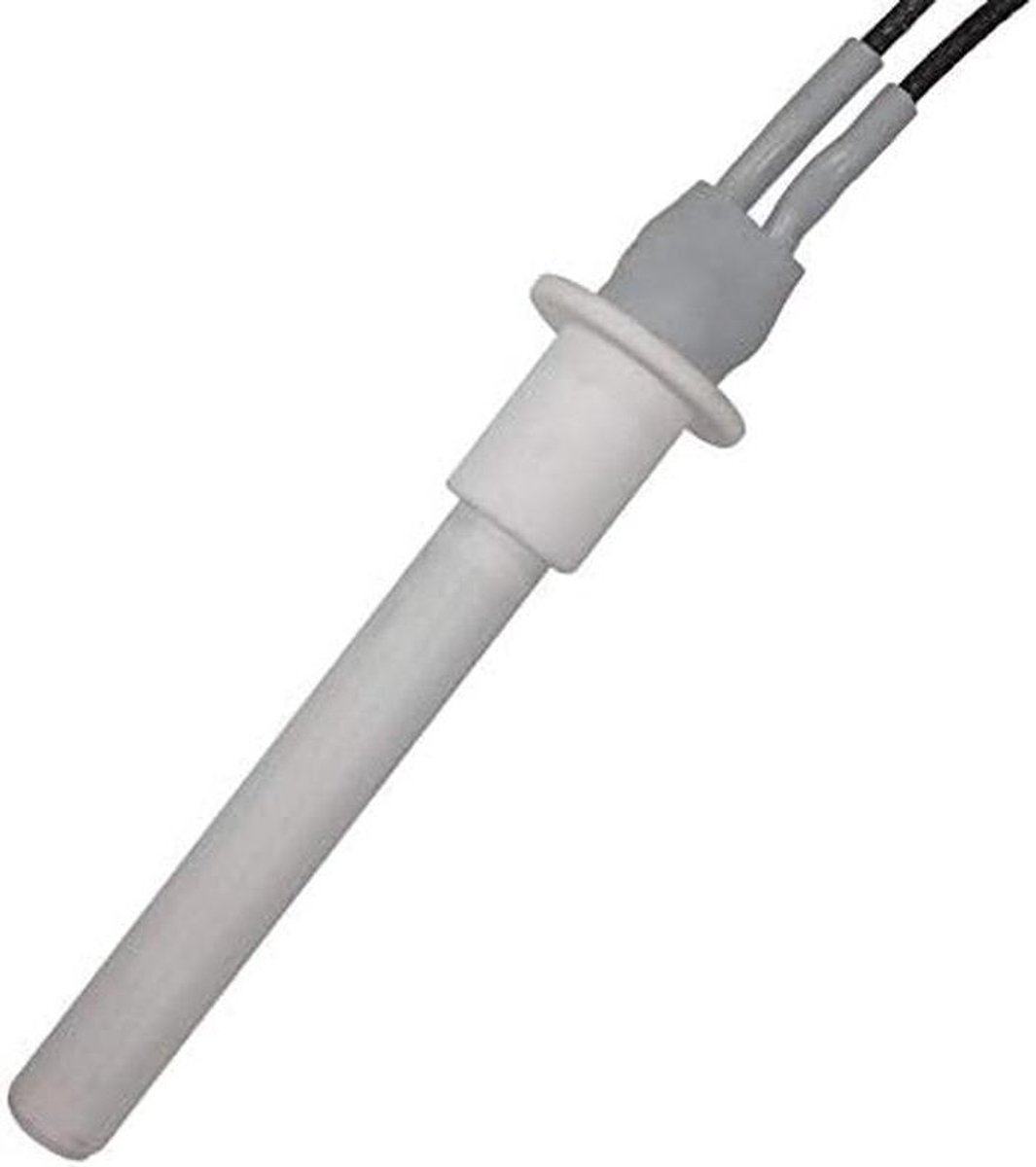 Verwarmingselement Pelletkachel - Keramische Gloeibougie - Pelletkachel Starten - Lineair met Flens - 107 mm Lengte