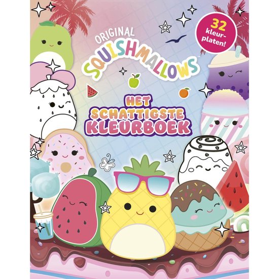 De Super Squishy Club - Het officiële Squishmallows kleurbo ... - cover