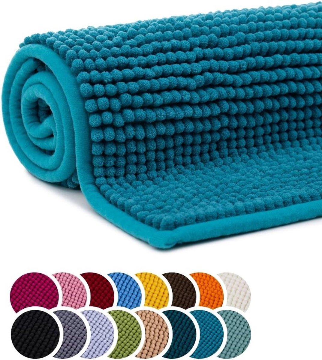 Badkamer Tapijt - Zachte Vloermat - Douche Comfort - Geschikt Vloerverwarming - 60x100 cm 