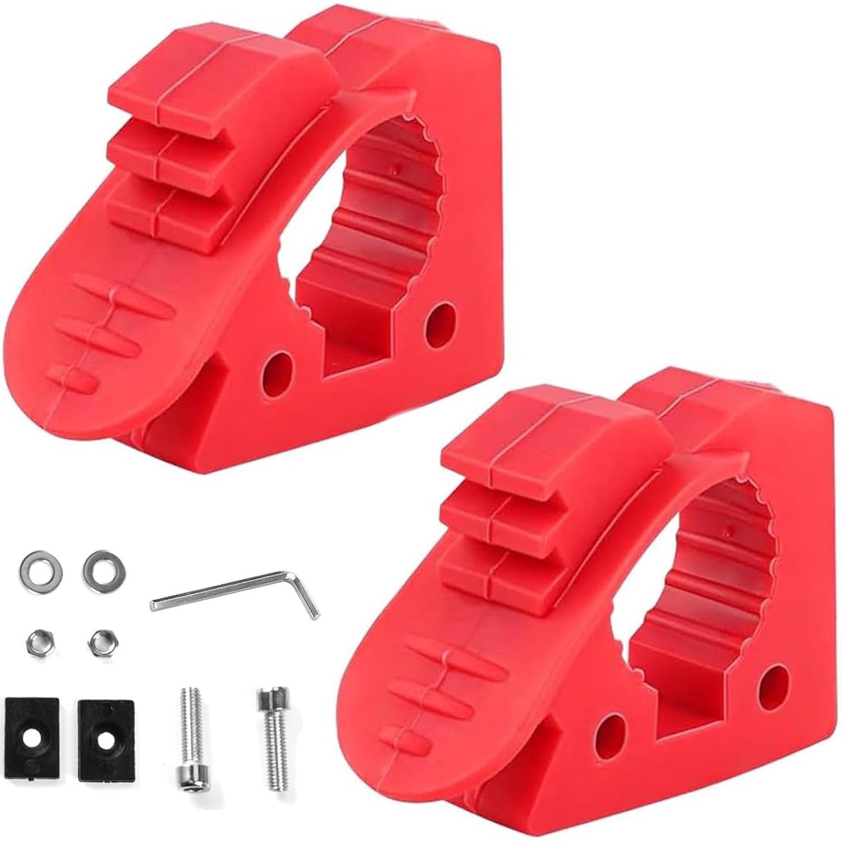 Allecto - 2 Stuks Hovel Holders - Snelle Rubber Klemmen voor Shovels en Bijlen - Geschikt voor 3-4cm Diameter
