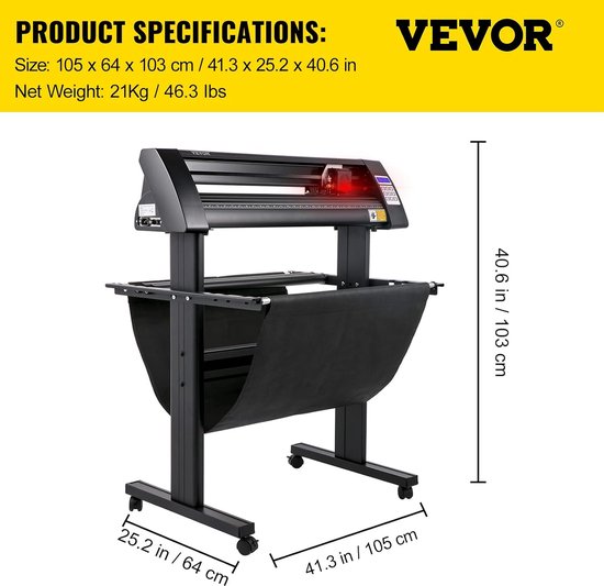 Navy Vinyl snijplotter 870 mm snijplotter met Signmaster software | bol