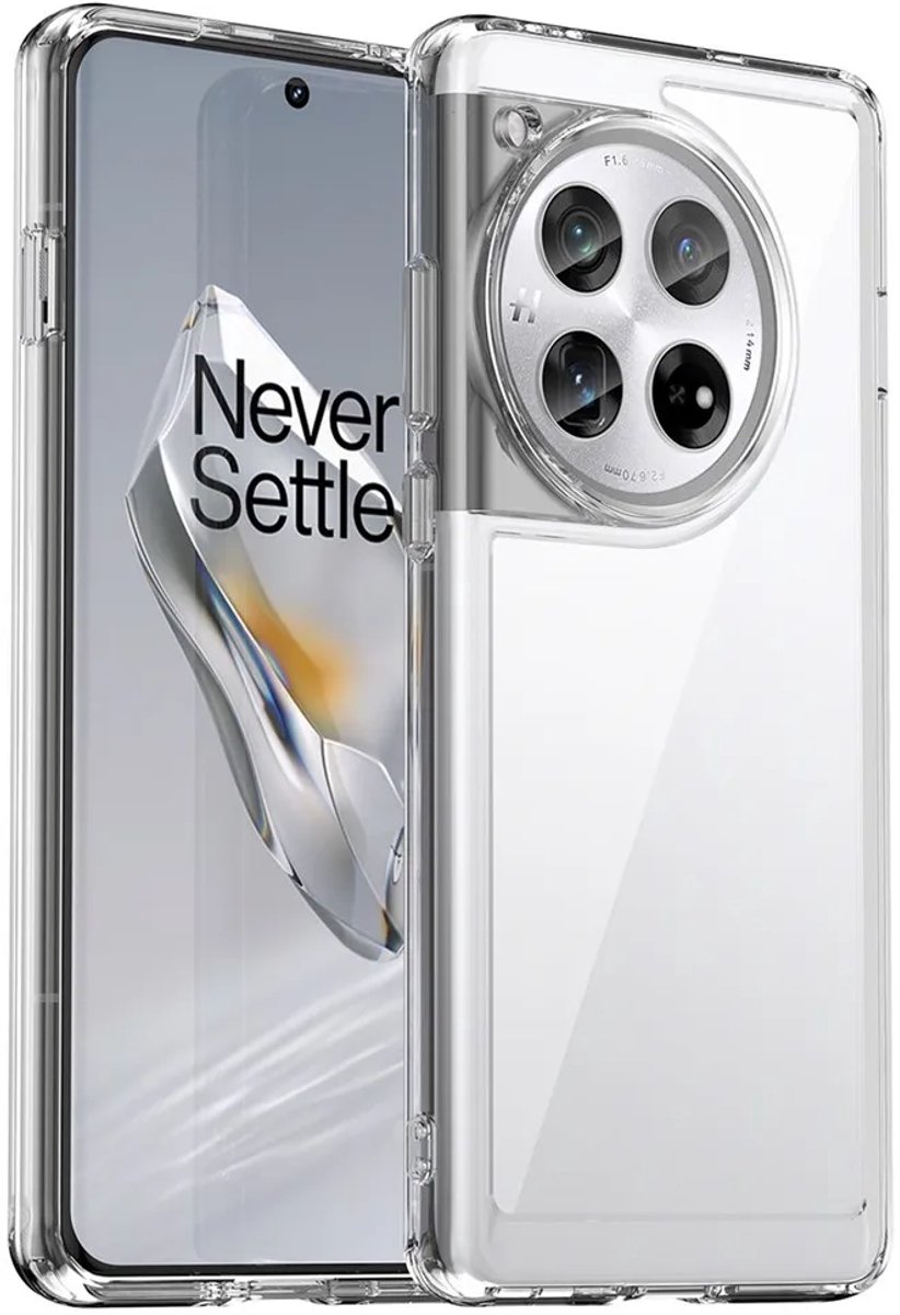 Hoesje geschikt voor OnePlus 12 - Phonesta Acrylic Hybrid Back Cover - Transparant