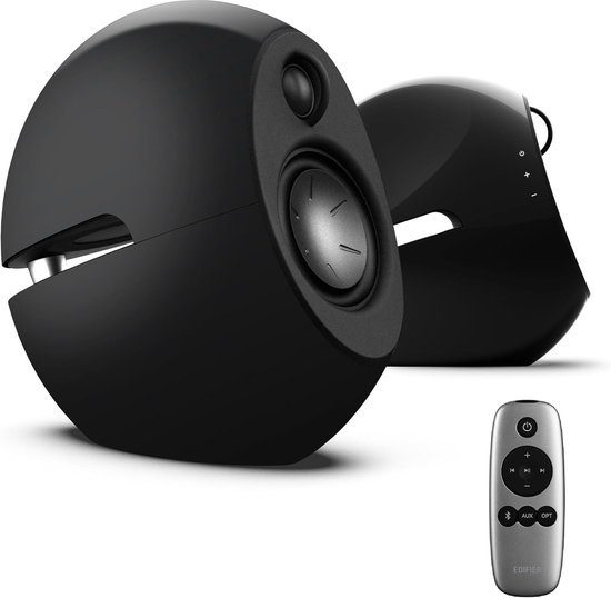 Home Entertainment Systeem - 2.1 Luidsprekersysteem - Muziek Luisteren - Draadloze Subwoofer - 176W Vermogen - Rood — afbeelding 2