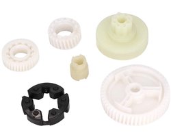 Hlyjoon 6-delige Power Window Lift Regulator Motor Gear Reparatieset voor Mazda