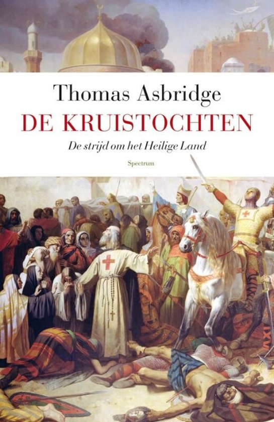 Couverture de livre 'Les croisades', avec une peinture d'une bataille avec des chevaliers.